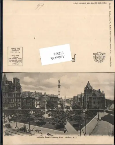 137322,Lafayette Square Looking East Buffalo N.Y.