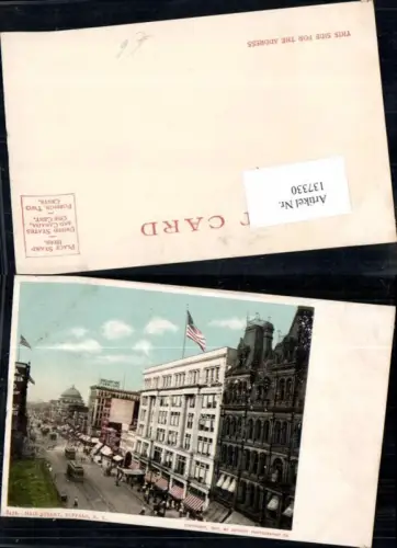 137330,Buffalo Main Street Geschäfte N.Y. 1905