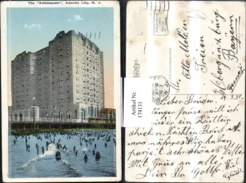 174131,New York The Ambassador Atlantic City Gebäude