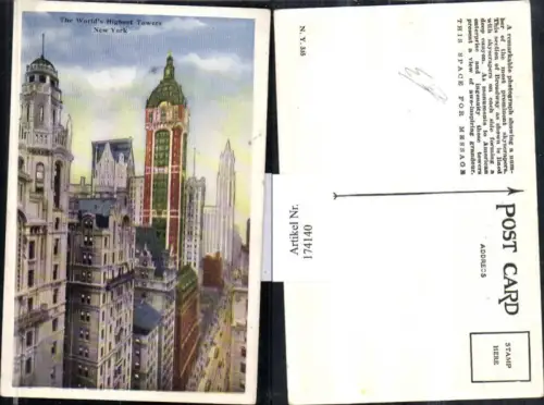 174140,New York The Worlds Highest Towers Ortsansicht