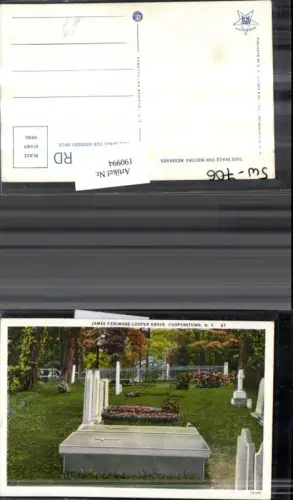 190994,New York Cooperstown James Fenimore Cooper Grave