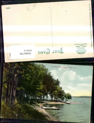 199419,New York Cooperstown Otsego Lake Five Mile Point