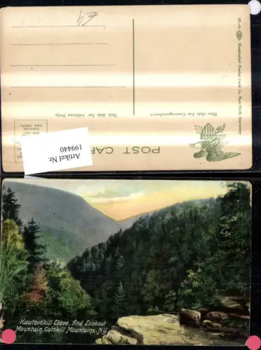 199440,New York City Catskill Mountains Kaaterskill Clove and Lookout Mountain