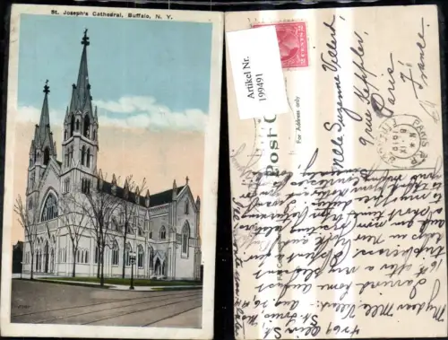 199491,New York Buffalo St Josephs Cathedral Kathedrale Kirche