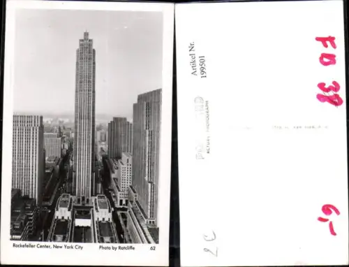 199501,New York City Foto Ak Rockefeller Center