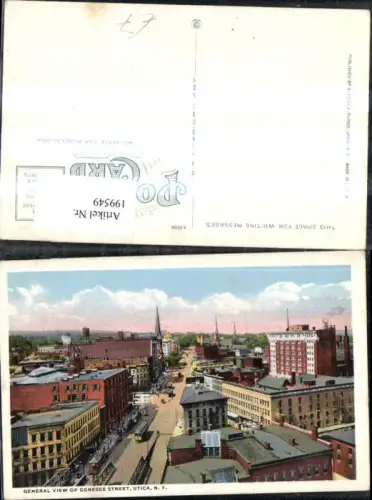 199549,New York Utica General View of Genesee Street