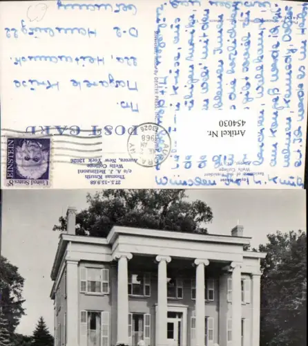 454030,New York Aurora Taylor House Residence of President Wells College