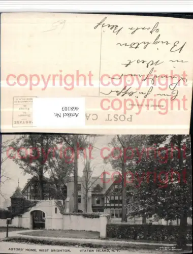 468103,New York Staten Island West Brighton Actors Home Haus