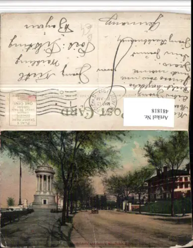 481818,New York City Riverside Drive Soldiers and Sailors Monument