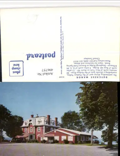 496757,New York Hudson Valley Dutchess Manor Haus