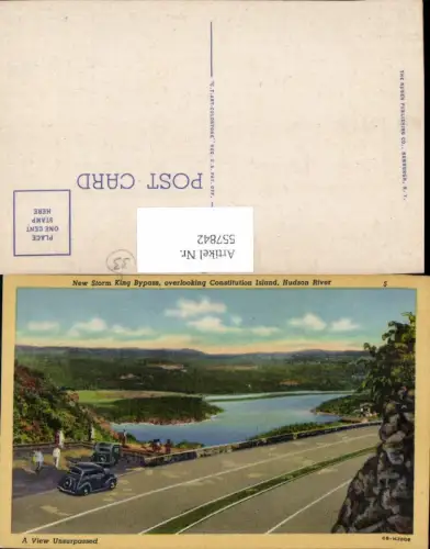 557842,New York City West Point Storm king Bypass Hudson River Constitution Island