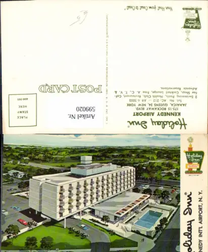 599020,USA New York City Kennedy International Airport Flughafen Holiday Inn Hotel
