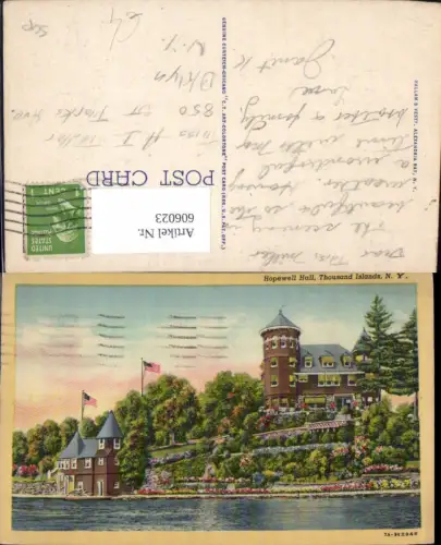 606023,Hopewell Hall Thousand Islands New York