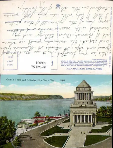 606031,New York City Grants Tomb and Palisades Grab Grabdenkmal New York