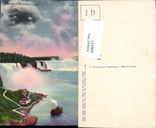 606037,General View Niagara Falls Wasserfall Schiff New York