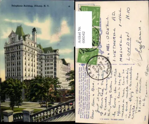 606042,Telephone Building Albany New York