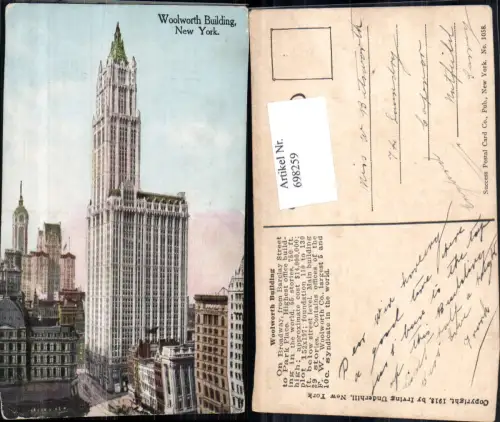 698259 New York City Woolworth Building