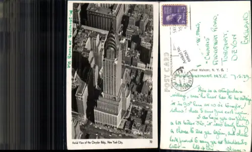 698261 New York City Luftbild Chrysler Building Aerial View