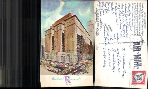698264 New York City the Hotel Roosevelt