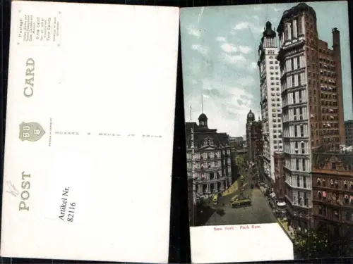 82116,New York Park Row Straßenansicht