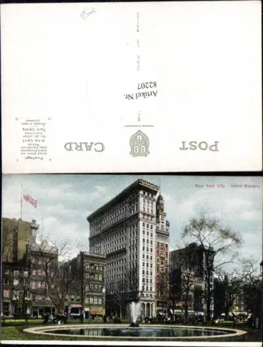 82207,New York Union Square Brunnen