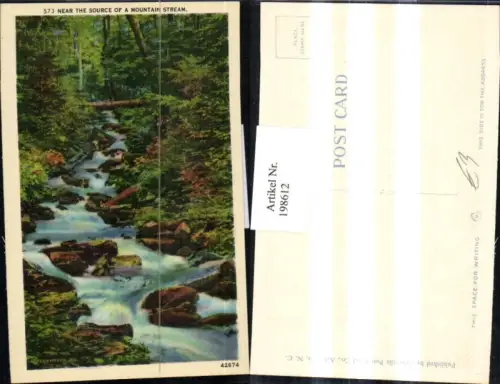 198612,North Carolina near the Source of a Mountain Stream Partie Bach