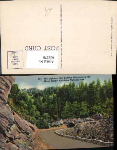 629576,The Highway Great Smoky Mountains National Park North Carolina