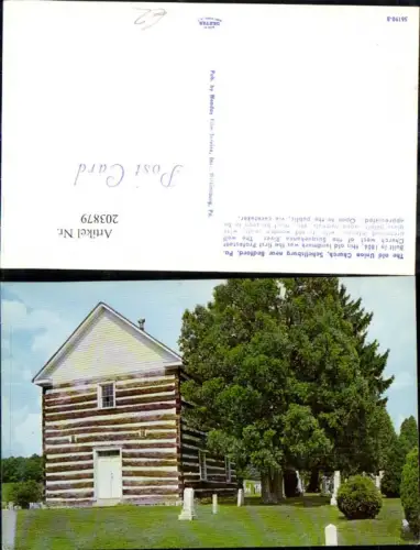 203879,Pennsylvania Schellsburg near Bedfort The Old Union Church Kirche