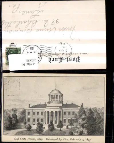 203888,Pennsylvania Old State House Destroyed by Fire 1897
