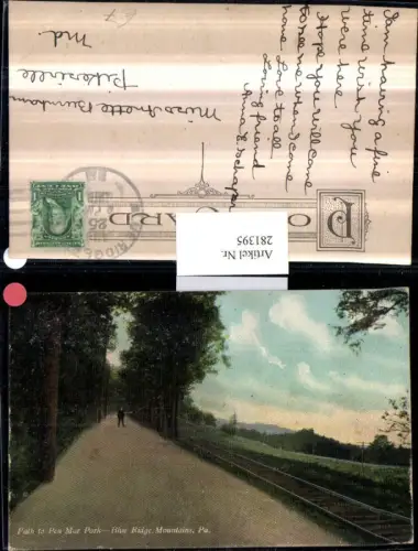 281395,Pennsylvania Blue Ridge Mountains Path to Pen Mar Park