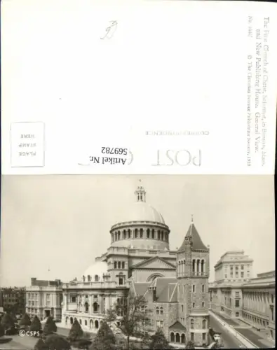 569782,USA The First Church of Christ Scientist Bosten Massachusetts
