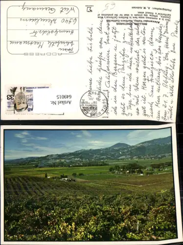 649015,Rolling Vineyards Alexander Valley Northern California Wein Weinanbau USA