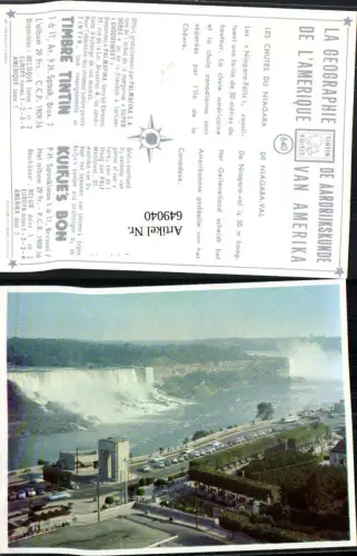 649040,Niagara Falls Wasserfall New York Tintin Kuifje 640 USA