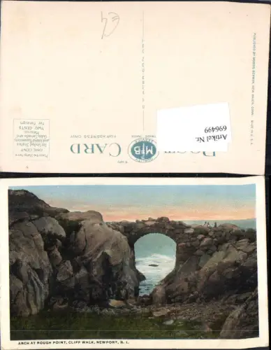 696499 Newport Richmond Arch at Rough Point Cliff Walk