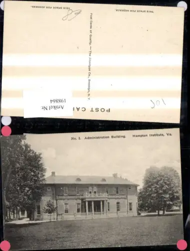 198864,Virginia Hampton Institute Administration Building