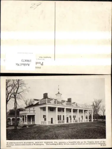 198873,Virginia Mount Vernon Washingtons Mansion