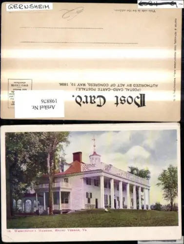 198876,Virginia Mount Vernon Washingtons Mansion