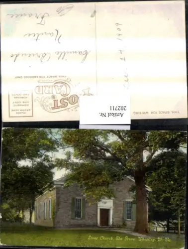 202711,Virginia Stone Church Elm Grove Weheeling Kirche