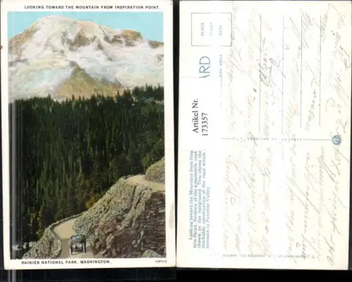 173357,Washington Rainier National Park Looking toward the Mountain from Inspiration Point