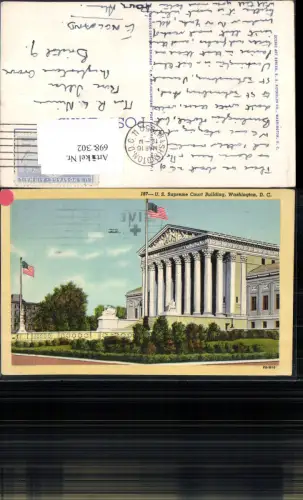 698302 Washington D. C. U. S. Supreme Court Gericht