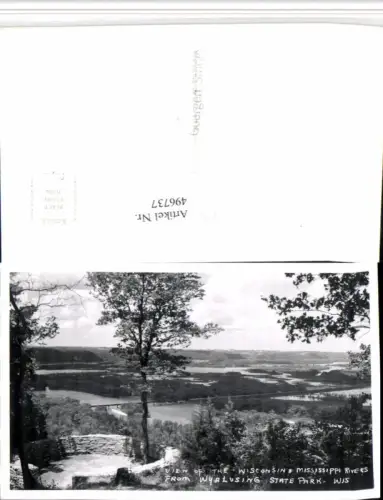 496737,Wisconsin Mississippi River from Wyalusing State Park Fluss