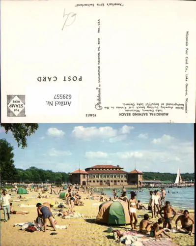 629557,Municipal Bathing Beach Lake Geneva Wisconsin