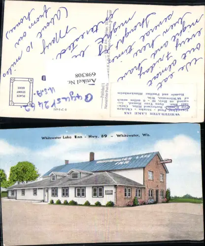 698308 Wisconsin Whitewater Lake Inn