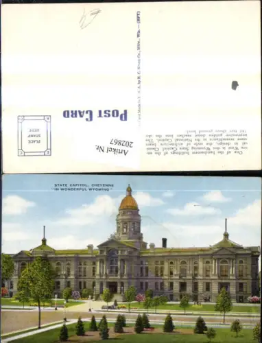 202867,Wyoming Cheyenne State Capitol Gebäude