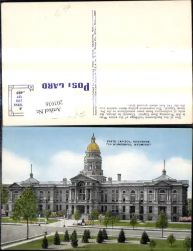 203936,Wyoming Cheyenne State Capitol