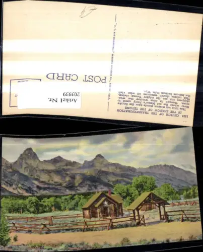 203939,Wyoming Church of the Transfiguration in the Shadow of the Tetons