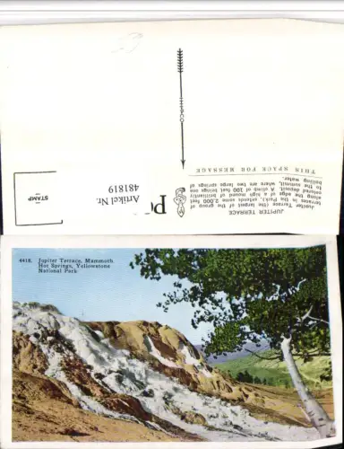 481819,Wyoming Yellowstone National Park Jupiter Terrace