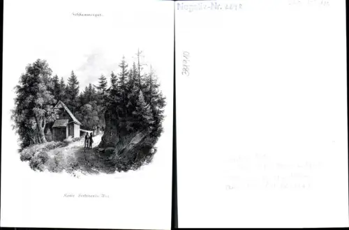 389910,Bad Ischl Lentner 1842 Kaiser Ferdinands Weg Lichtbild Gedruckt J. Oberer Salzburg