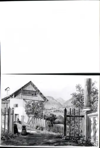 389967,Bad Ischl Umgebung Haus Gebäude Zaun Lichtbild