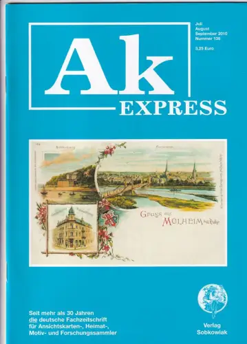 Ak Express Fachzeitschrift für Ansichtskarten Zeitschrift Nr. 136 2010